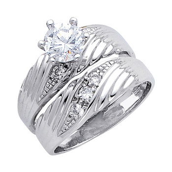 Engagement Ring / Wedding Band 14K 5.5 gr. - RG164 Engagement Ring / Wedding Band 14K 5.5 gr. - RG164