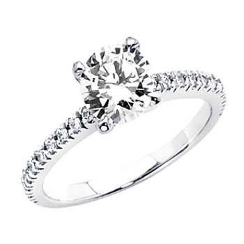 Yellow Gold Engagement Ring - 14 K. 2.8 gr - RG12 Yellow Gold Engagement Ring - 14 K. 2.8 gr - RG12