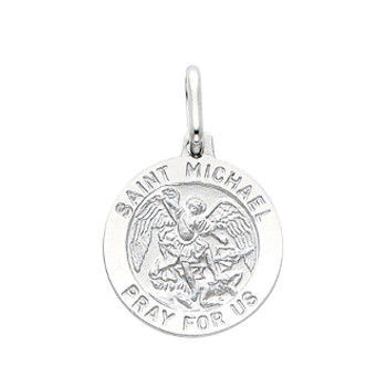 Yellow or White Gold Medal - St Michael - 14 K - 1.9 gr. - PT282 Yellow or White Gold Medal - St Michael - 14 K - 1.9 gr. - PT282