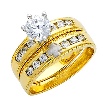 Engagement Ring / Wedding Band 14K 5.2 gr. - RG158 Engagement Ring / Wedding Band 14K 5.2 gr. - RG158