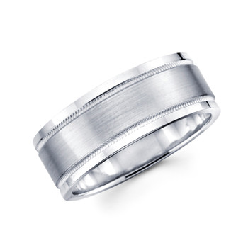 White gold wedding band - BC1-9 White gold wedding band - BC1-9