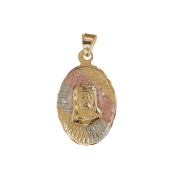 Three Gold Baptism Medal - 14 K - 1.1 gr. - BPT-336 Three Gold Baptism Medal - 14 K - 1.1 gr. - BPT-336