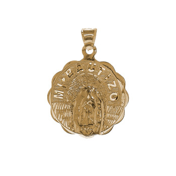 Yellow Gold Baptism Medal - 14 K - 1.5 gr. - BPT-338 Yellow Gold Baptism Medal - 14 K - 1.5 gr. - BPT-338
