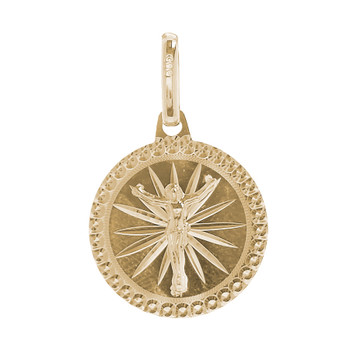 Yellow Gold Medal - Jesus - 14 K - 0.9 gr. - RP022 Yellow Gold Medal - Jesus - 14 K - 0.9 gr. - RP022