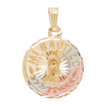 3 Gold Baptism Medal - 14 K - 1.4 gr. - BPT-574 3 Gold Baptism Medal - 14 K - 1.4 gr. - BPT-574