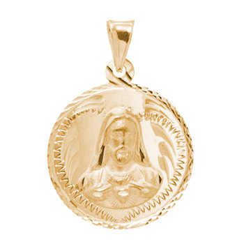 Virgin Mary / Jesus 14K Gold - 2 Sided - 3.1 Gr. - MRD-415 Side 2 Virgin Mary / Jesus 14K Gold - 2 Sided - 3.1 Gr. - MRD-415 Side 2