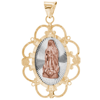 Yellow Gold Medal - Virgin Mary - 14 K - 1.6 gr. - RP153 Yellow Gold Medal - Virgin Mary - 14 K - 1.6 gr. - RP153