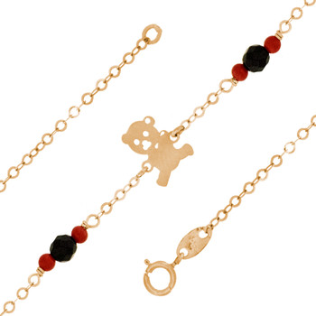Yellow Gold Bracelet - 1.0 gr - BLG-713 Yellow Gold Bracelet - 1.0 gr - BLG-713
