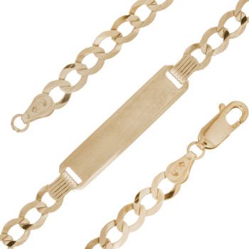 Yellow Gold Bracelet – Baptism -5 in - BB351 Yellow Gold Bracelet – Baptism -5 in - BB351