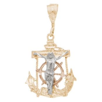 Yellow / White / Red - 3 Gold Anchor Jesus Pendant - 14 K - PTR552
2.0 gr. Yellow / White / Red - 3 Gold Anchor Jesus Pendant - 14 K - PTR552
2.0 gr.