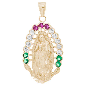 Yellow Gold Virgin Mary Pendant with CZ - 14 K - PTR557
14 K.| 8.1 gr. Yellow Gold Virgin Mary Pendant with CZ - 14 K - PTR557
14 K.| 8.1 gr.