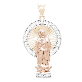 Yellow, White and Red Gold Virgin Mary Pendant - 14 K - PTR572
3 gold pendant
14 K.| 3.2 gr.
Yellow, White and Red Gold Virgin Mary Pendant - 14 K - PTR572
3 gold pendant
14 K.| 3.2 gr.