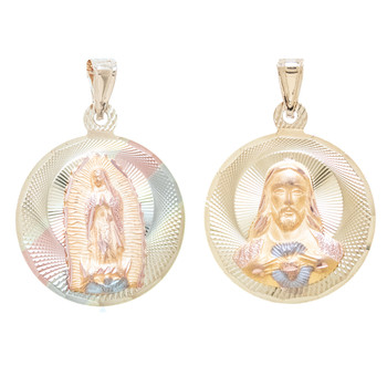 Yellow Gold Medal - 2 Sides - 14 K - RP261
Jesus Christ / Virgin Mary
14 K. | 5.6 gr. Yellow Gold Medal - 2 Sides - 14 K - RP261
Jesus Christ / Virgin Mary
14 K. | 5.6 gr.