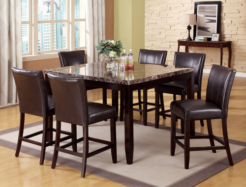 FERRARA COUNTER HEIGHT DINING TABLE TOP 5 Piece Set