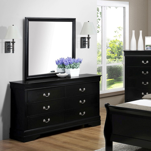 Louis Phillip Dresser and Mirror -B3900-1