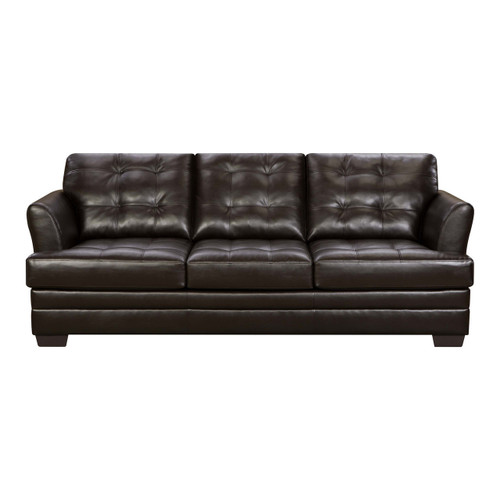 SIMMONS MANHATTAN QUEEN SLEEPER SOFA (ESPRESSO)