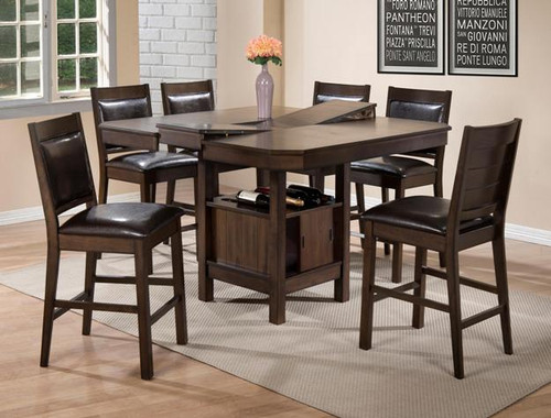 MARLOW COUNTER HEIGHT DINING TABLE TOP 5 Piece Set