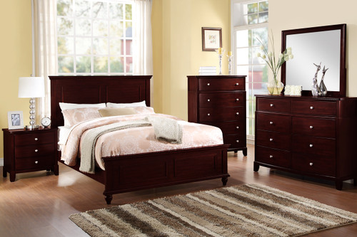 DARK BROWN QUEEN/KING BEDFRAME FOR YOUR MASTER BEDROOM