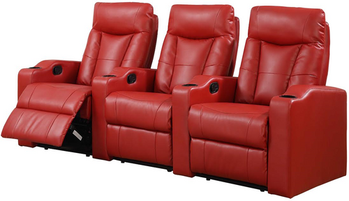 3PC MADISON SQUARE Home Theatre (RED) - MADISON SQUARE-RED