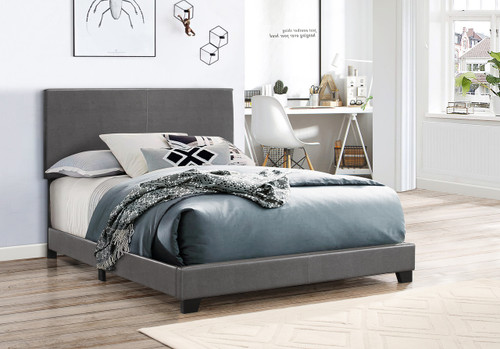 ERIN COMPLETE BED PU GREY-5271PUGY