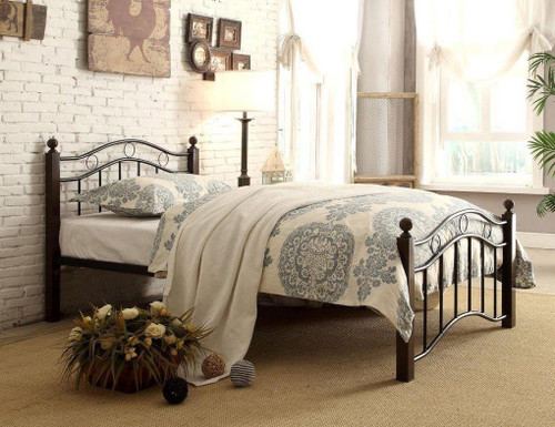 AVERNY COLLECTION METAL PLATFORM BED-2020TBK