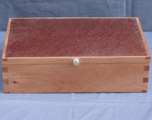 Mahogany and Sapele Pommel Valet