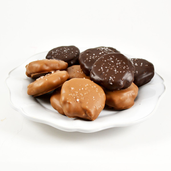 Pecan Turtles with Sea Salt Pecan Turtles with Sea Salt