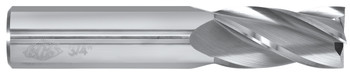 4 flute solid carbide end mills are ideal for rough and finish milling in a large range of materials. These end mills can be used in slotting, profile, plunge and side wall milling. Designed with an industry standard 30° degree helix and precision cutting edges these end mills will perform above the competition. 4 flute solid carbide end mills are ideal for rough and finish milling in a large range of materials. These end mills can be used in slotting, profile, plunge and side wall milling. Designed with an industry standard 30° degree helix and precision cutting edges these end mills will perform above the competition.