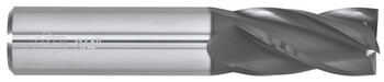 4 flute solid carbide end mills are ideal for rough and finish milling in a large range of materials. These end mills can be used in slotting, profile, plunge and side wall milling. Designed with an industry standard 30° degree helix and precision cutting edges these end mills will perform above the competition. 4 flute solid carbide end mills are ideal for rough and finish milling in a large range of materials. These end mills can be used in slotting, profile, plunge and side wall milling. Designed with an industry standard 30° degree helix and precision cutting edges these end mills will perform above the competition.