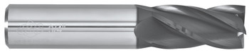 4FL 30 DEG SQ END MILL 1/8"DIA 1/2"LOC 1-1/2"OAL W/ALTiN 4FL 30 DEG SQ END MILL 1/8"DIA 1/2"LOC 1-1/2"OAL W/ALTiN