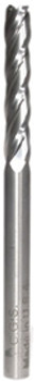 4 flute solid carbide end mills are ideal for rough and finish milling in a large range of materials. These end mills can be used in slotting, profile, plunge and side wall milling. Designed with an industry standard 30° degree helix and precision cutting edges these end mills will perform above the competition. 4 flute solid carbide end mills are ideal for rough and finish milling in a large range of materials. These end mills can be used in slotting, profile, plunge and side wall milling. Designed with an industry standard 30° degree helix and precision cutting edges these end mills will perform above the competition.