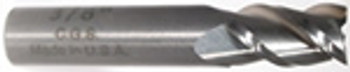 3 flute solid carbide end mills are ideal for rough and finish milling in a large range of materials. These end mills can be used in slotting, profile, plunge and side wall milling. Designed with an industry standard 45° degree helix and precision cutting edges these end mills will perform above the competition. 3 flute solid carbide end mills are ideal for rough and finish milling in a large range of materials. These end mills can be used in slotting, profile, plunge and side wall milling. Designed with an industry standard 45° degree helix and precision cutting edges these end mills will perform above the competition.