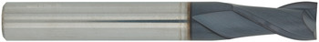 2 flute solid carbide end mills are ideal for rough and finish milling in a large range of materials. These end mills can be used in slotting, profile, plunge and side wall milling. Designed with an industry standard 30° degree helix and precision cutting edges these end mills will perform above the competition. 2 flute solid carbide end mills are ideal for rough and finish milling in a large range of materials. These end mills can be used in slotting, profile, plunge and side wall milling. Designed with an industry standard 30° degree helix and precision cutting edges these end mills will perform above the competition.