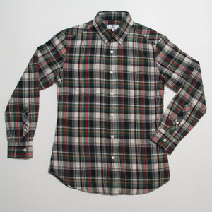 The Vratim Slim Flannel - Green front