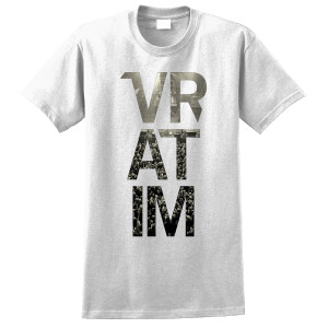 The Vratim Vertical Logo T-Shirt - white