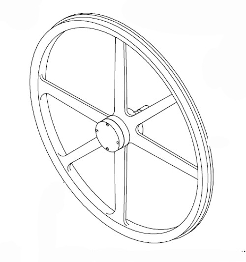 Butcher Boy SA36 - Upper Wheel Assembly - 36040 Butcher Boy SA36 - Upper Wheel Assembly - 36040