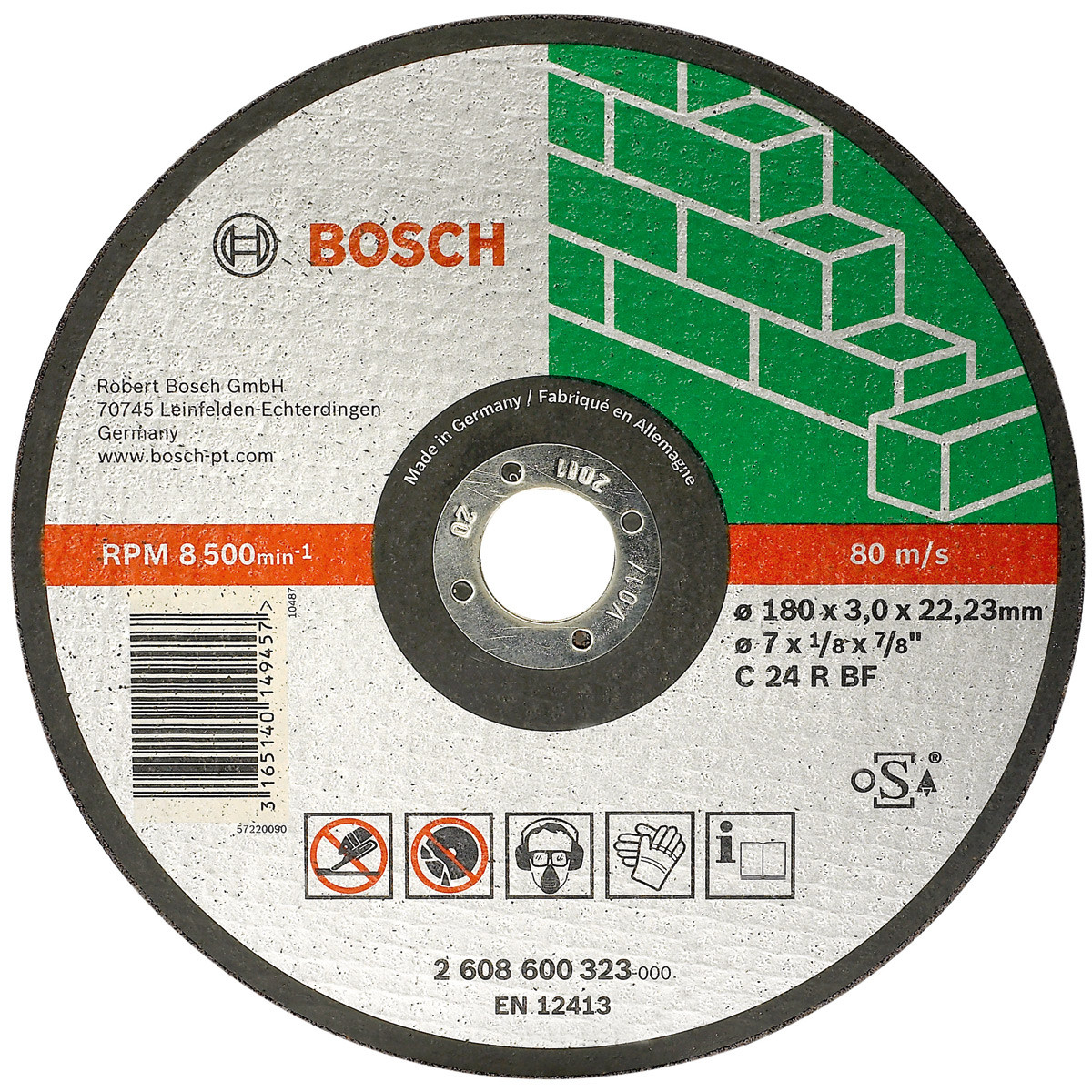 Bosch cutting Disc, C 24 R stone BF online at GZ Industrial Supplies