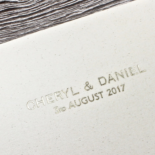 Contemporary Ivory Linen Photo Album