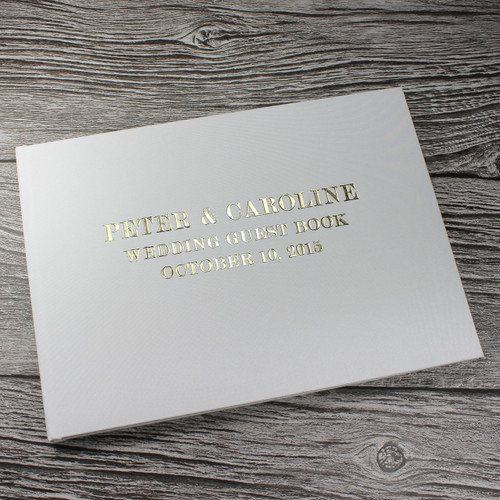 Ivory Satin Photo Booth Guest Book