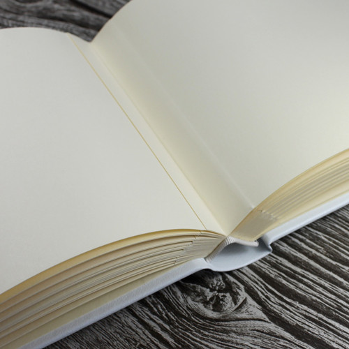 White Leather Photo Booth Guest Book
