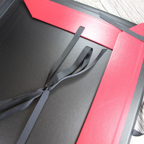 A4 Red & Black Art Portfolio / Cachet Portfolio