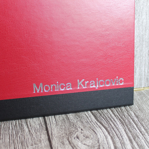 A4 Red & Black Art Portfolio / Cachet Portfolio