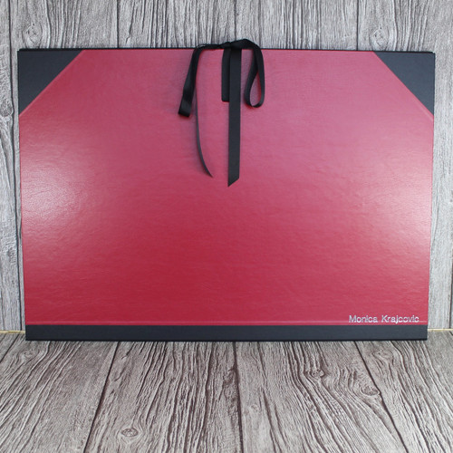 A3 Red & Black Art Portfolio / Cachet Portfolio