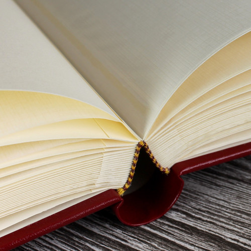 Traditional Classic 'Love Hearts' Red Leather Photo Album
