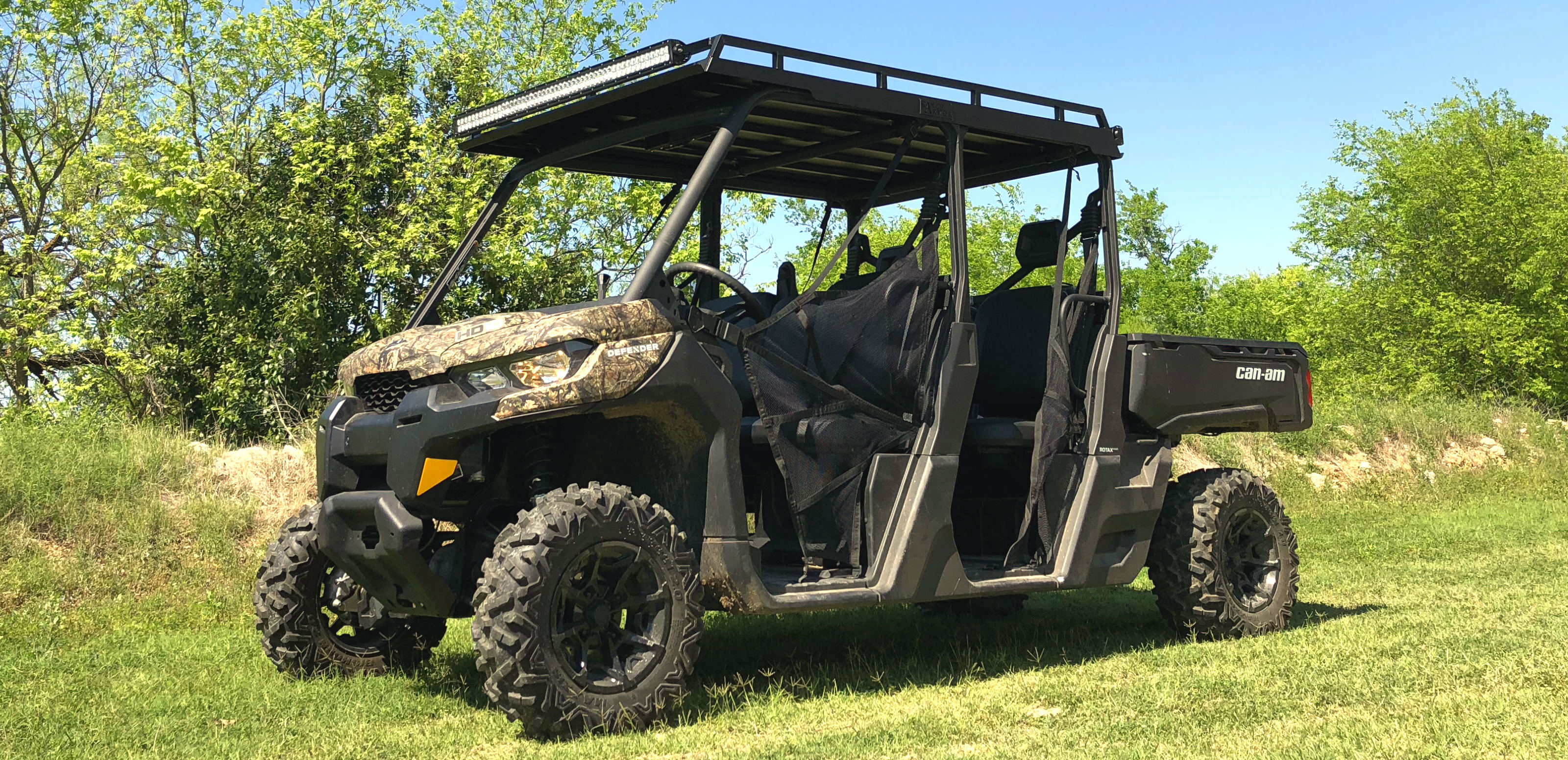 Can-am Defender Metal Aluminum Roof with Rack by Ranch Armor UTV