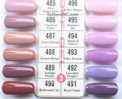 Daisy Gel Polish Clical Violet 1486 Esther S Nail Center Daisy Gel Polish Clical Violet 1486