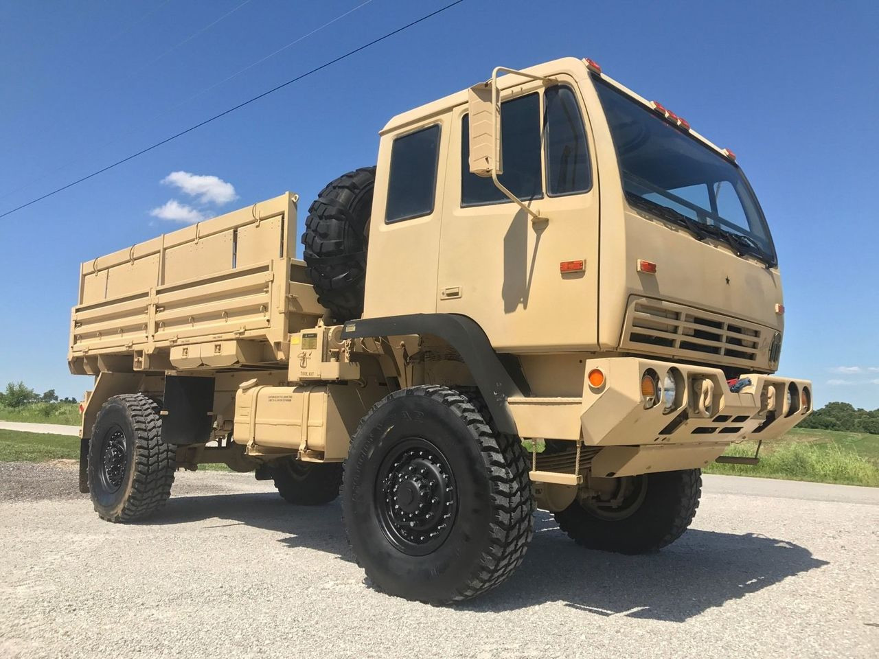 SOLD 2000 STEWART AND STEVENSON M1078 MILITARY 4x4 LMTV FMTV TRUCK EMP