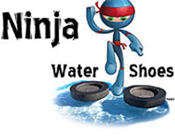 Ninja Water Shoes 95 lbs. Under - Glide On Top Of The Water Ninja Water Shoes 95 lbs. Under - Glide On Top Of The Water