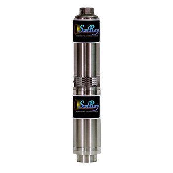 SunRay Solar Submersible Pump- SOLFLO Pump Motor Showing Data - GPM - Head - Volts - numbers with ie =-SCS 22-300-240 BL SunRay Solar Submersible Pump- SOLFLO Pump Motor Showing Data - GPM - Head - Volts - numbers with ie =-SCS 22-300-240 BL