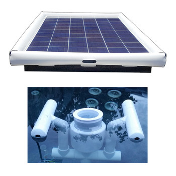 Savior Surface Pond Skimmer Floating Solar Pond Cleaner Solar Powered OS Savior Surface Pond Skimmer Floating Solar Pond Cleaner Solar Powered OS